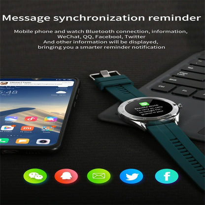 Waterproof Smart Watch With Heart Rate And Sleep Monitoring - Ip68 - Coffee
