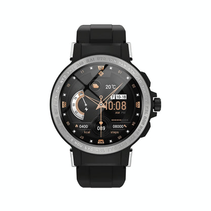 Waterproof Smart Watch With Colour Screen - Ip68 - Gold