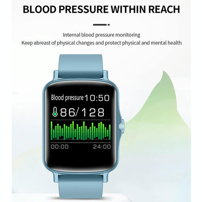 1.44 Inch Ip67 Waterproof Smart Watch With Hd Touch Screen - Black