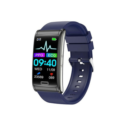 Smart Watch With Heart Rate And Blood Pressure Monitoring - Colour Screen - Blue