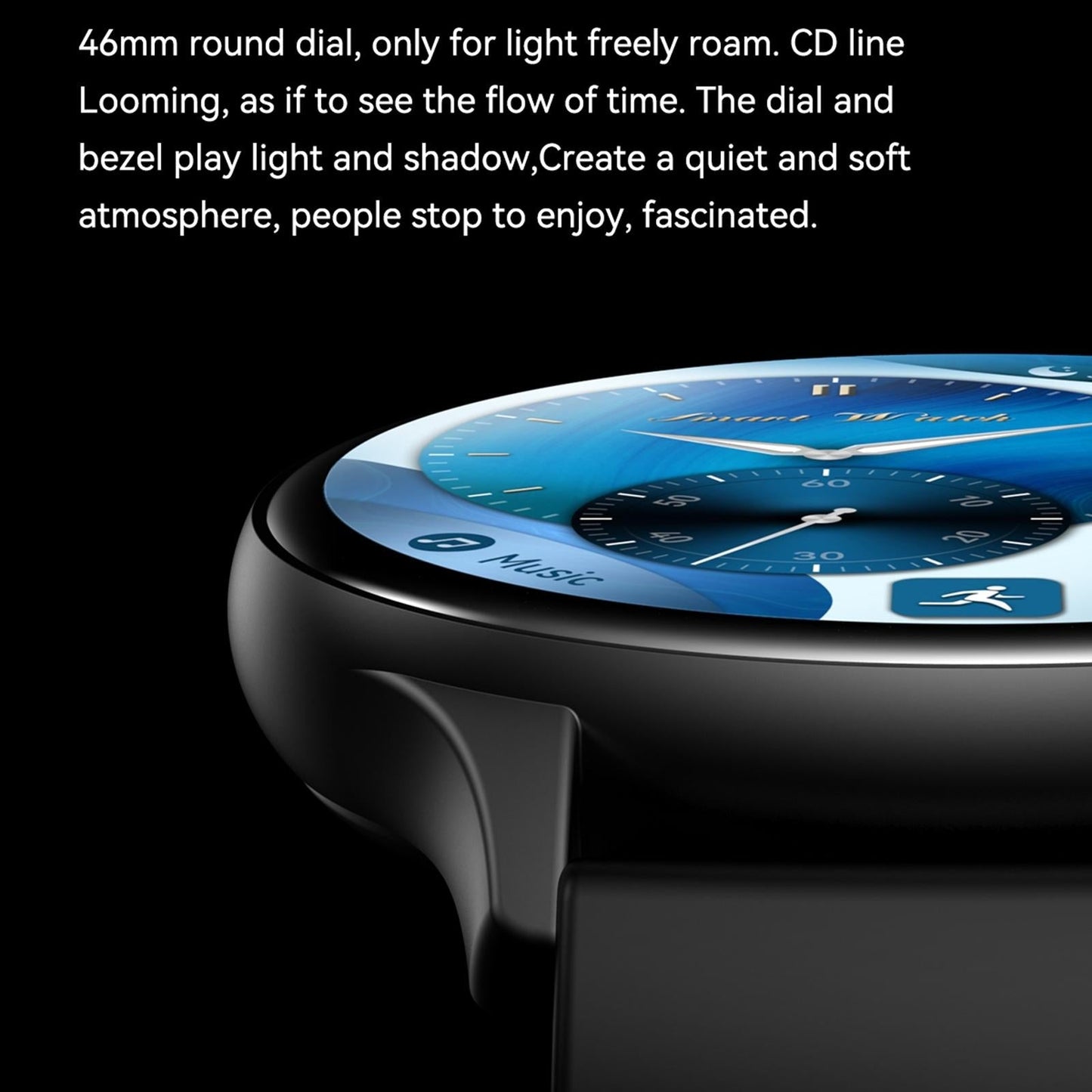 1.43 Inch Bt5.0 Ip67 Sport Smart Watch Support Bluetooth Call / Message Notification / Heart Rate / Blood Pressure Health Monitor - Silver