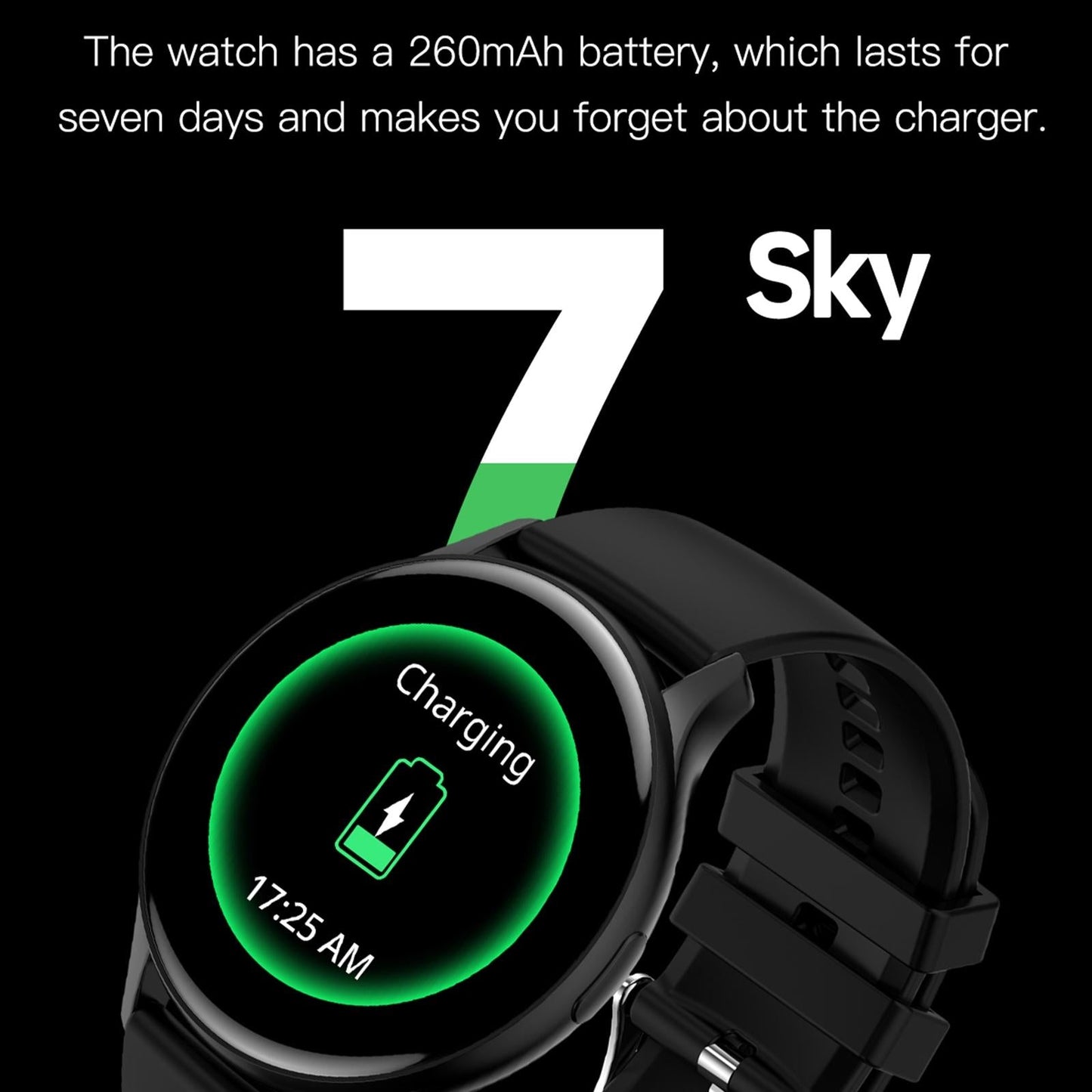 1.43 Inch Bt5.0 Ip67 Sport Smart Watch Support Bluetooth Call / Message Notification / Heart Rate / Blood Pressure Health Monitor - Silver