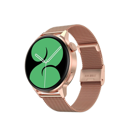 Steel Smart Watch With Colour Screen - Dt4 - Gold