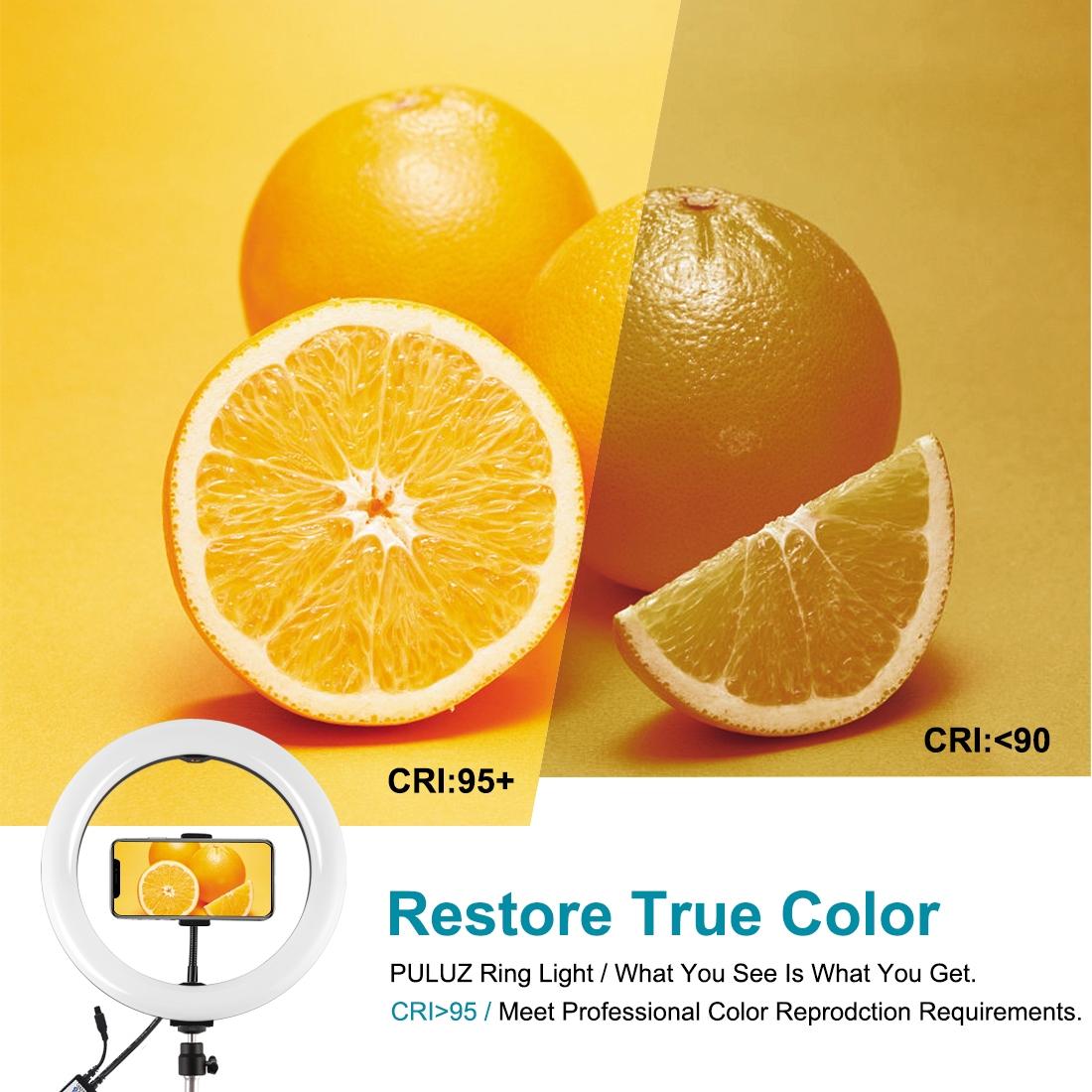 10.2 Rgbw Led Ring Light Kit with Tripod Remote and Phone Clamp