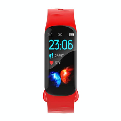 Waterproof Smart Bracelet With Step Heart And Sleep Monitoring - Ip67 - Black
