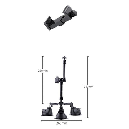 Articulating Magic Arm with Suction Cup Phone Clamp