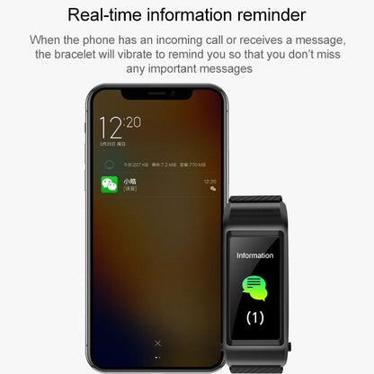 Waterproof Tft Smart Watch With Call And Health Monitoring - Black