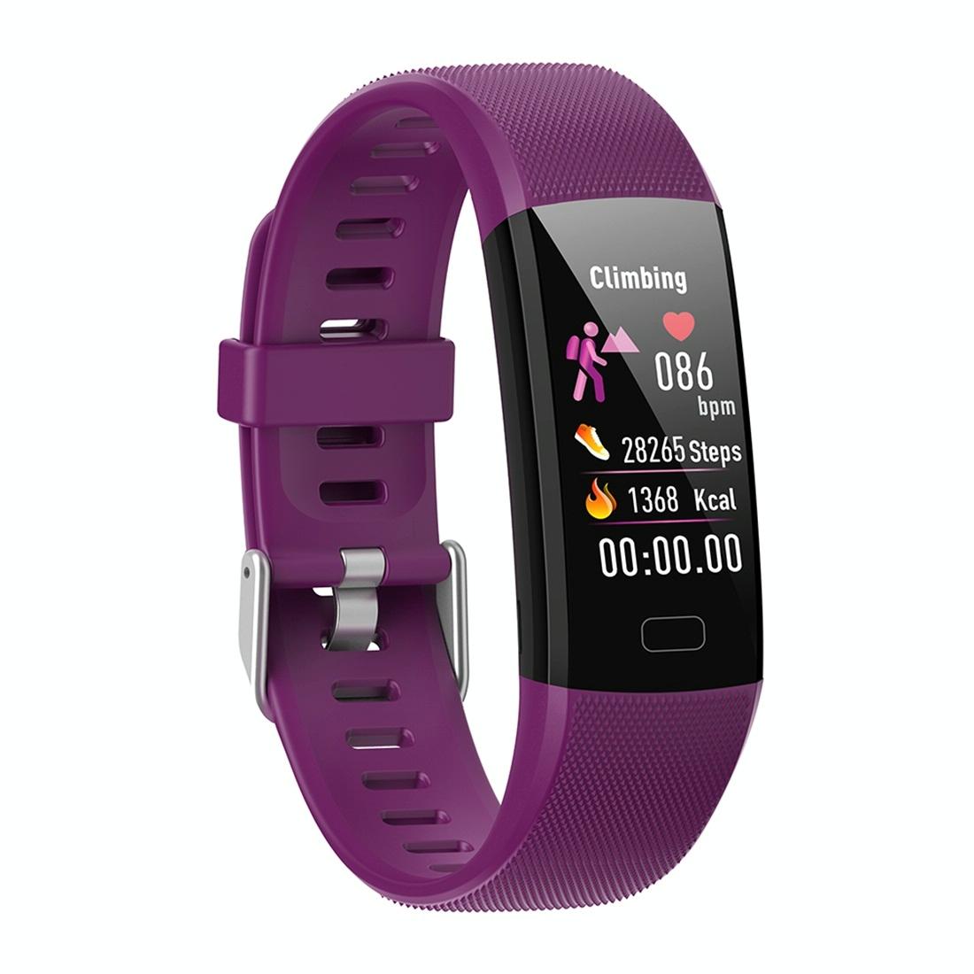 Smart Health Bracelet With Call Reminder And Monitoring - Black