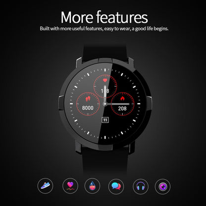 Waterproof Smart Bracelet With Heart Rate Monitor And Sleep Tracker - Black