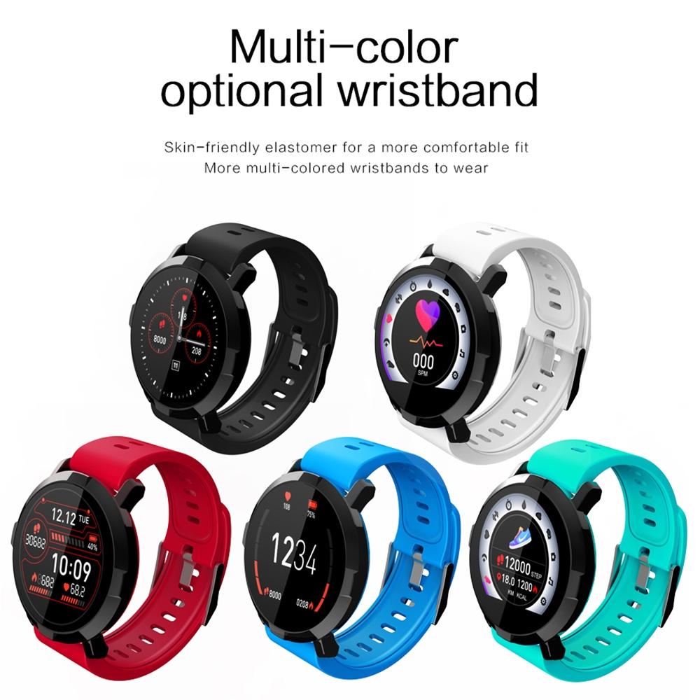 Waterproof Smart Bracelet With Heart Rate Monitor And Sleep Tracker - Black