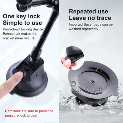 Articulating Magic Arm Camera Mount with Single Suction Cup