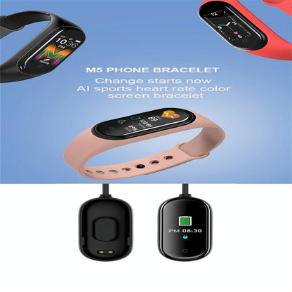Waterproof Bluetooth Smart Watch With Hr / Bp Monitoring And Colour Screen - Purple