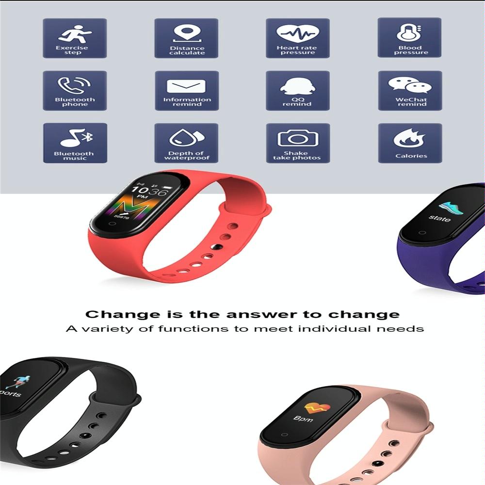 Waterproof Bluetooth Smart Watch With Hr / Bp Monitoring And Colour Screen - Purple