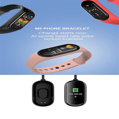 Waterproof Bluetooth Smart Watch With Hr / Bp Monitoring And Colour Screen - Purple