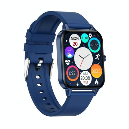 1.69 Inch Ips Touch Screen Ip68 Waterproof Smart Watch Support Sleep Monitoring / Heart Rate Monitoring / Bluetooth Call / Body Temperature Monitoring - Blue