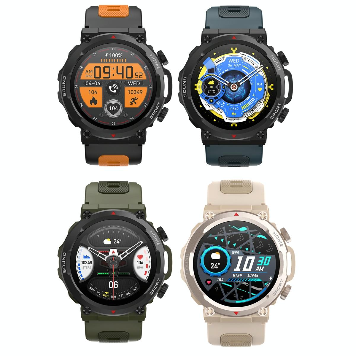 Waterproof Smart Watch With Heart Rate & Sleep Monitoring - Green