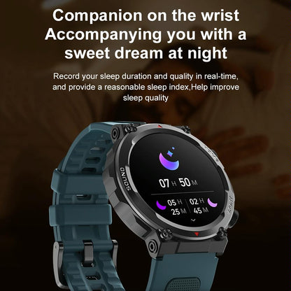 Waterproof Smart Watch With Heart Rate & Sleep Monitoring - Green
