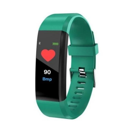 Smart Oled Fitness Tracker With Pedometer - Green