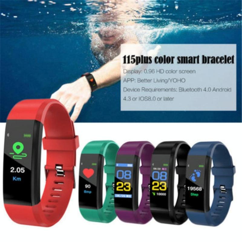 Smart Oled Fitness Tracker With Pedometer - Green