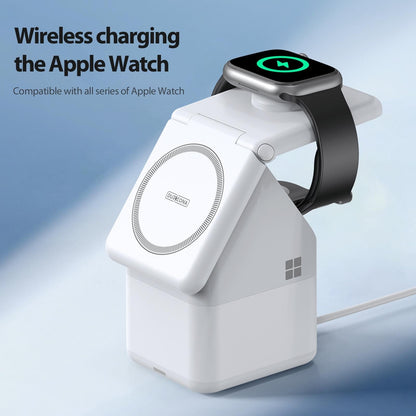 4 In 1 15W Magnetic Wireless Charger White