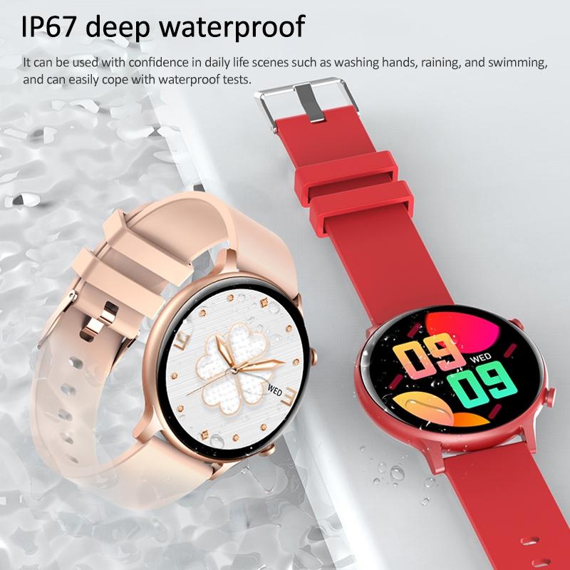 1.32 Inch Waterproof Smart Watch With Bluetooth Calling & Sleep Monitoring - Pink