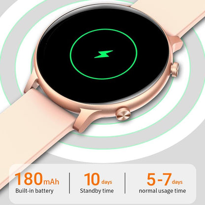 1.32 Inch Waterproof Smart Watch With Bluetooth Calling & Sleep Monitoring - Pink