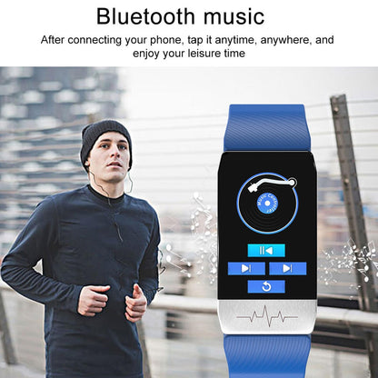Waterproof Smart Bracelet With Blood Oxygen & Heart Rate Monitoring - Blue