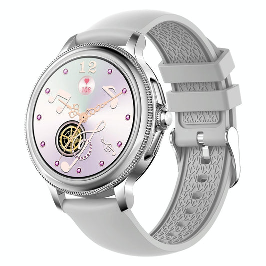 Smart Wristband With Waterproof Heart Rate And Blood Pressure Monitoring - Silver