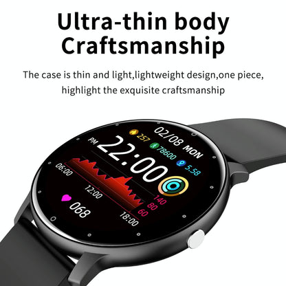 1.28 Inch Touch Screen Ip67 Waterproof Smart Watch Support Blood Pressure Monitoring / Sleep Monitoring / Heart Rate Monitoring - Gold