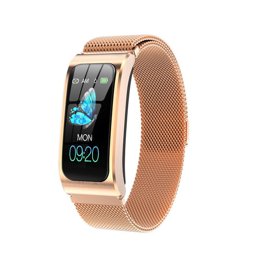 Waterproof Smart Watch With Heart Rate And Sleep Monitoring - Gold