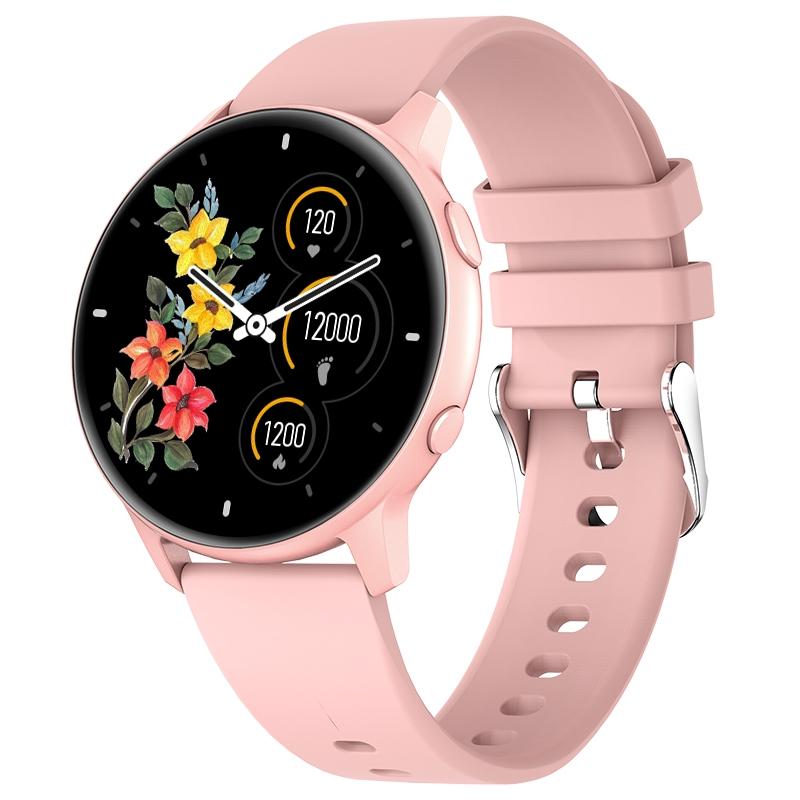 Waterproof Smart Watch With Colour Screen - Ip68 - Pink