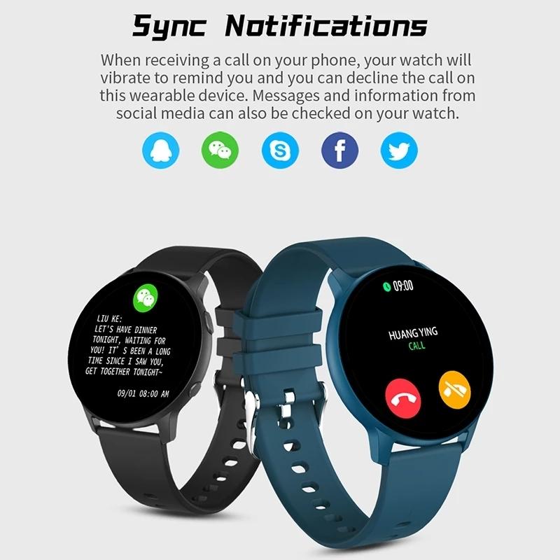 Waterproof Smart Watch With Colour Screen - Ip68 - Pink