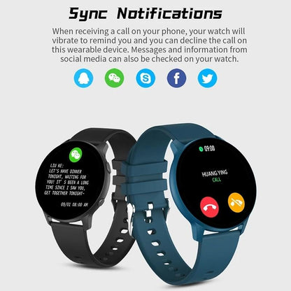 Waterproof Smart Watch With Colour Screen - Ip68 - Pink