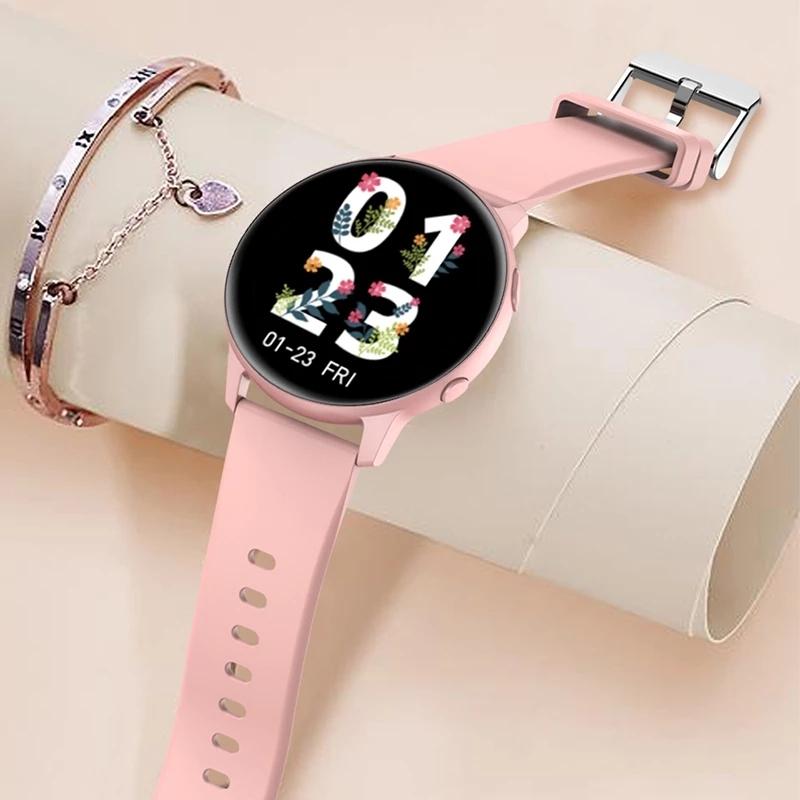 Waterproof Smart Watch With Colour Screen - Ip68 - Pink