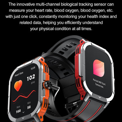 2.06 Inch Bt5.3 Ip68 Sport Smart Watch Bluetooth Call / Message / Health - Blue