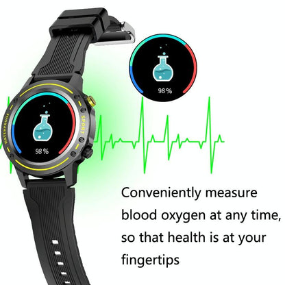 Waterproof Bluetooth Bracelet With Hr And Temperature Tracking - Silver Gray