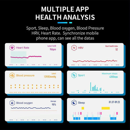 Smart Bracelet With Tft Hd Display Blood Oxygen & Sleep Monitoring - Red