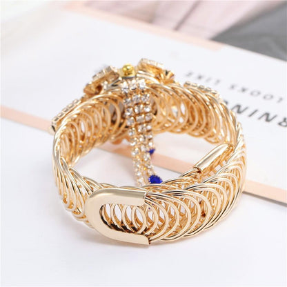 Diamond Pendant Quartz Bracelet Watch for Women - Wild and Unique - Pink