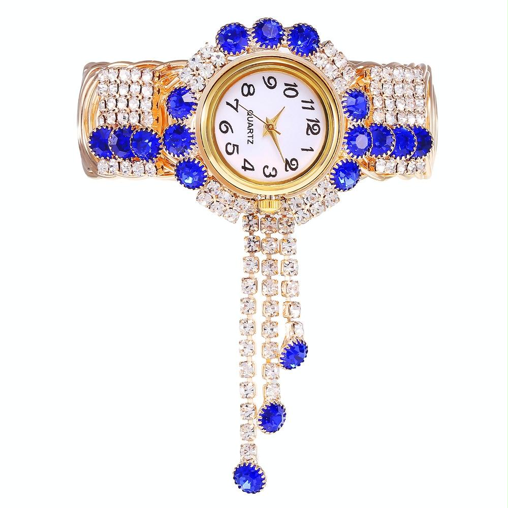 Diamond Pendant Quartz Bracelet Watch for Women - Wild and Unique - Pink