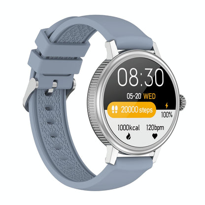 Smart Silicone Screen Watch - Silver