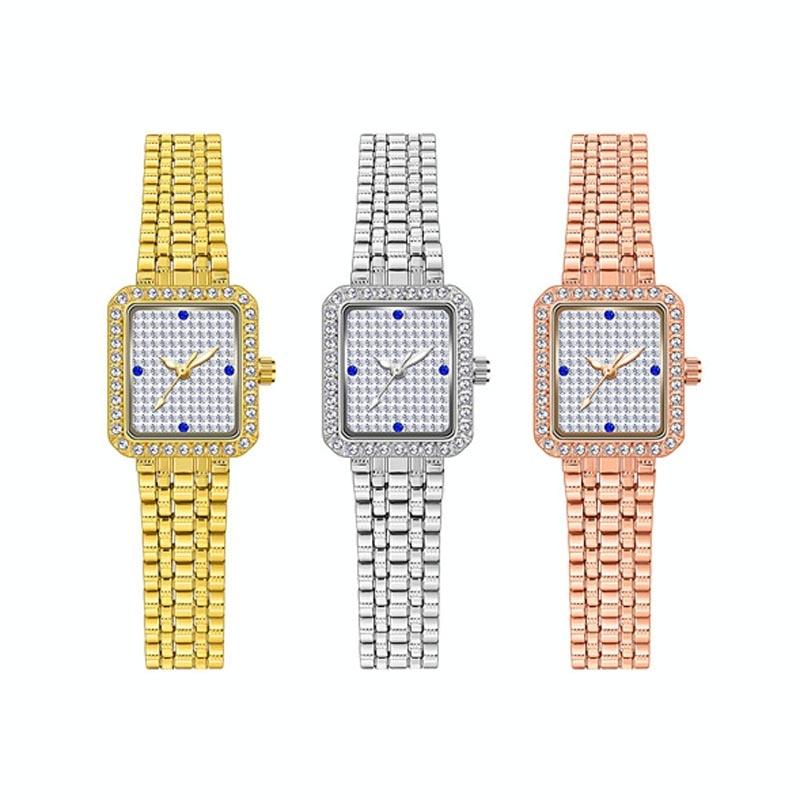 Stylish Diamond Women Alloy Watch Available - Rose Gold
