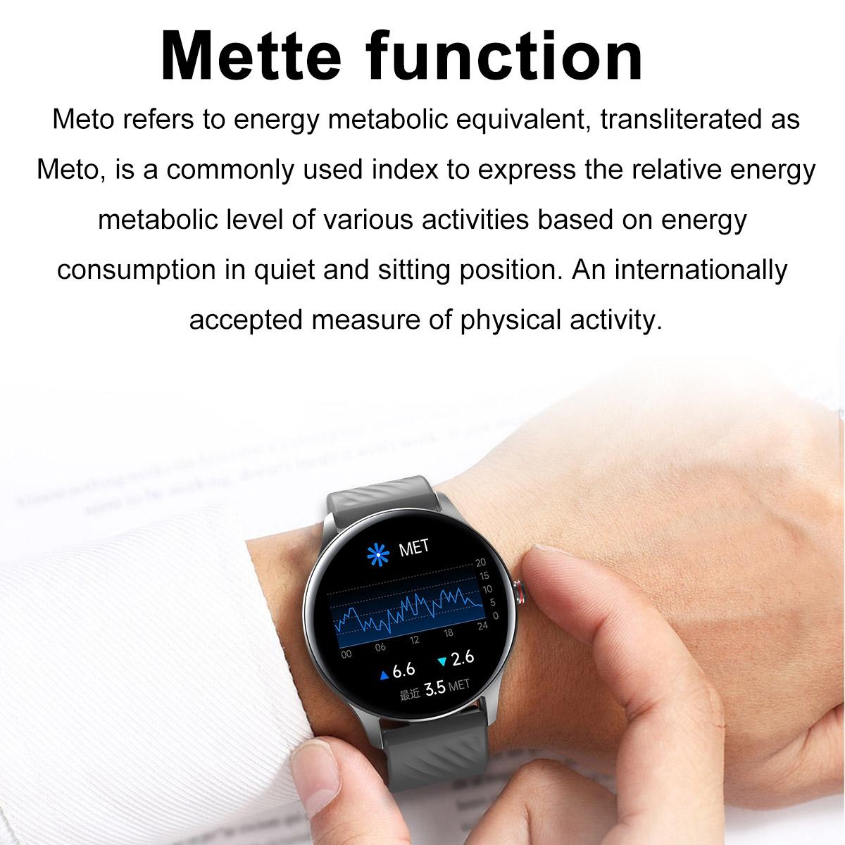 1.43 Inch Amoled Smart Watch With Bt Call & Health Tracking - Gold