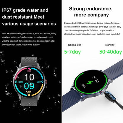 1.43 Inch Amoled Smart Watch With Bt Call & Health Tracking - Gold