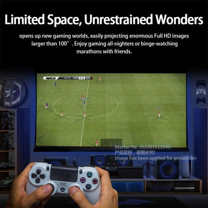 Portable 4K Android Tv Projector For Home Theater And Gaming