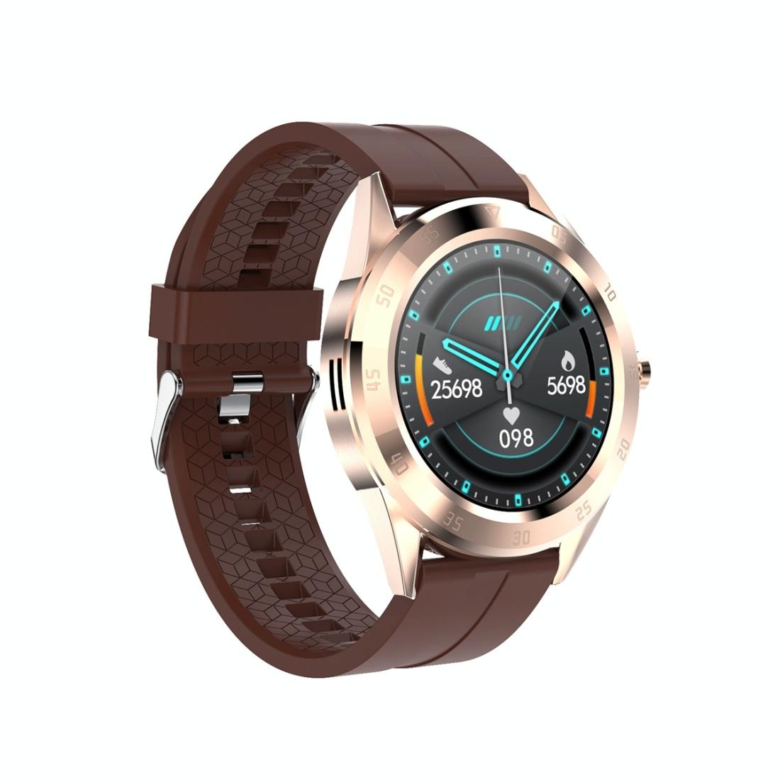 Waterproof Smart Watch With Heart Rate And Sleep Monitoring - Ip68 - Gold