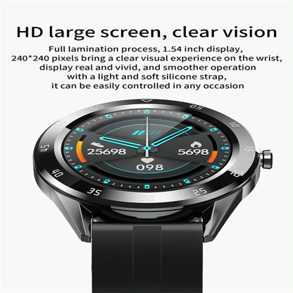 Waterproof Smart Watch With Heart Rate And Sleep Monitoring - Ip68 - Gold