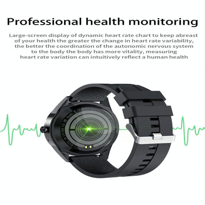 Waterproof Smart Watch With Heart Rate And Sleep Monitoring - Ip68 - Gold