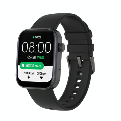 1.8 Inch Tft Screen Bluetooth Smart Watch Support Heart Rate Monitoring & 100+ Sports Modes - Blue