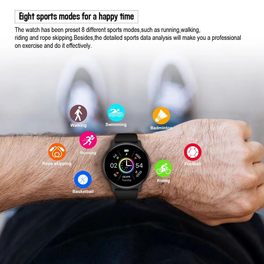 Smart Watch With Heart Rate And Blood Pressure Monitoring - Pink