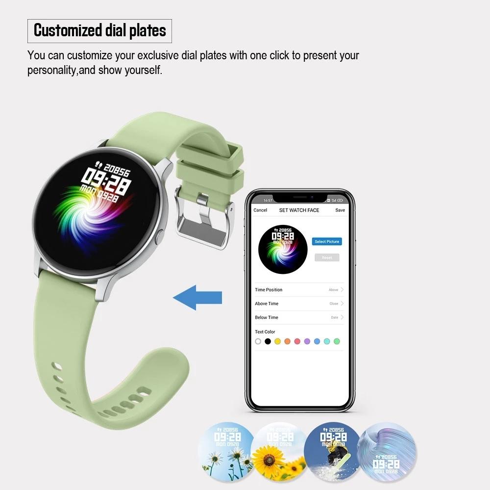 Smart Watch With Heart Rate And Blood Pressure Monitoring - Pink